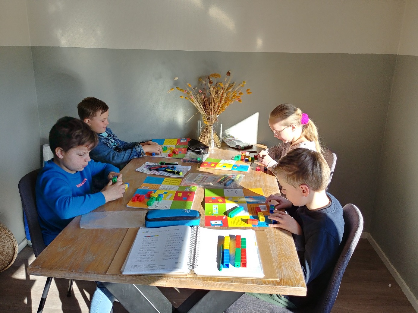 Spelen met Taal in Blokjes kwartetten