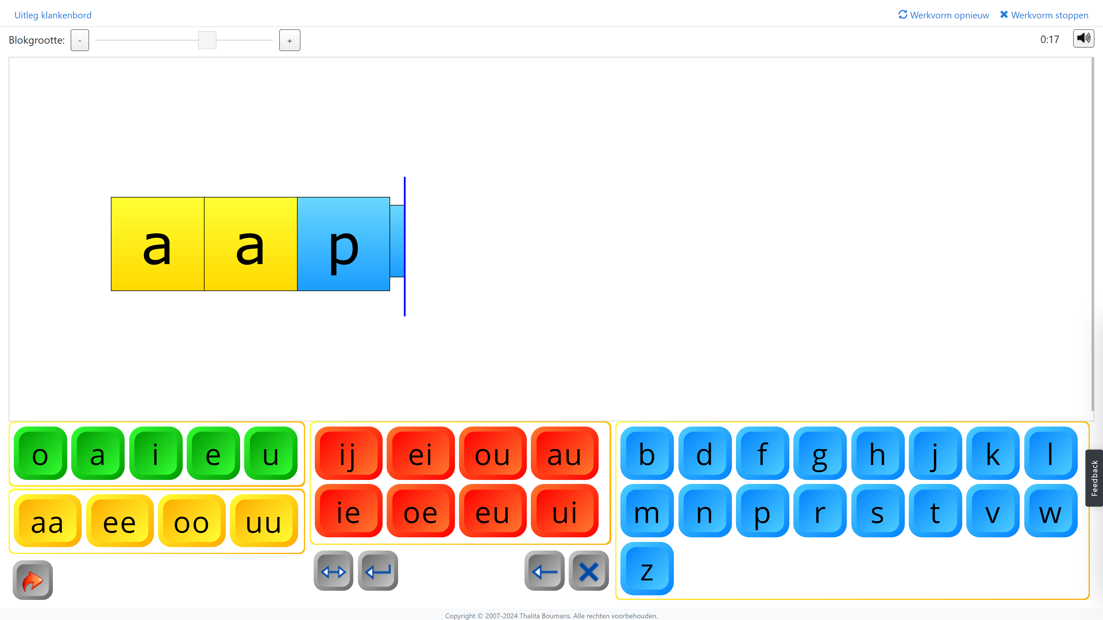 Klankenbord screenshot